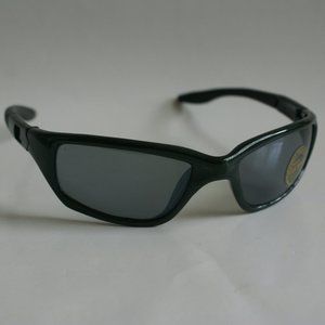 NWT Sports Wrap Around w/rubber temple tips & smoke mirrored lens Sunglasses